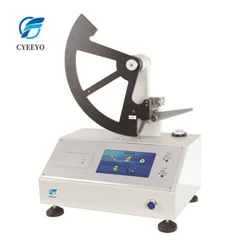 Tearing Resistance Testing chain store|tear resistance testing machine.